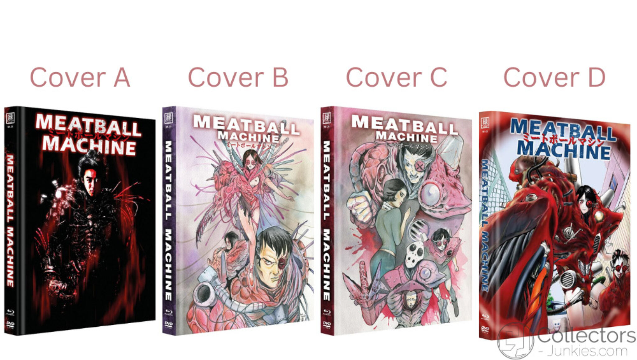 "Meatball Machine" ab Juni 2023 in 4 Bluray Mediabooks Update