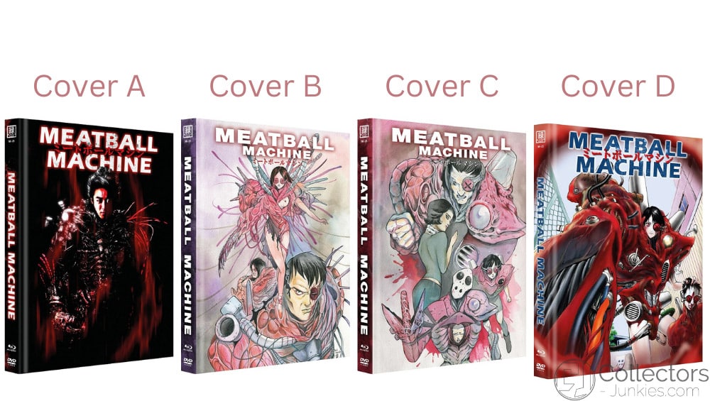 „Meatball Machine“ ab Juni 2023 in 4 Blu-ray Mediabooks – Update