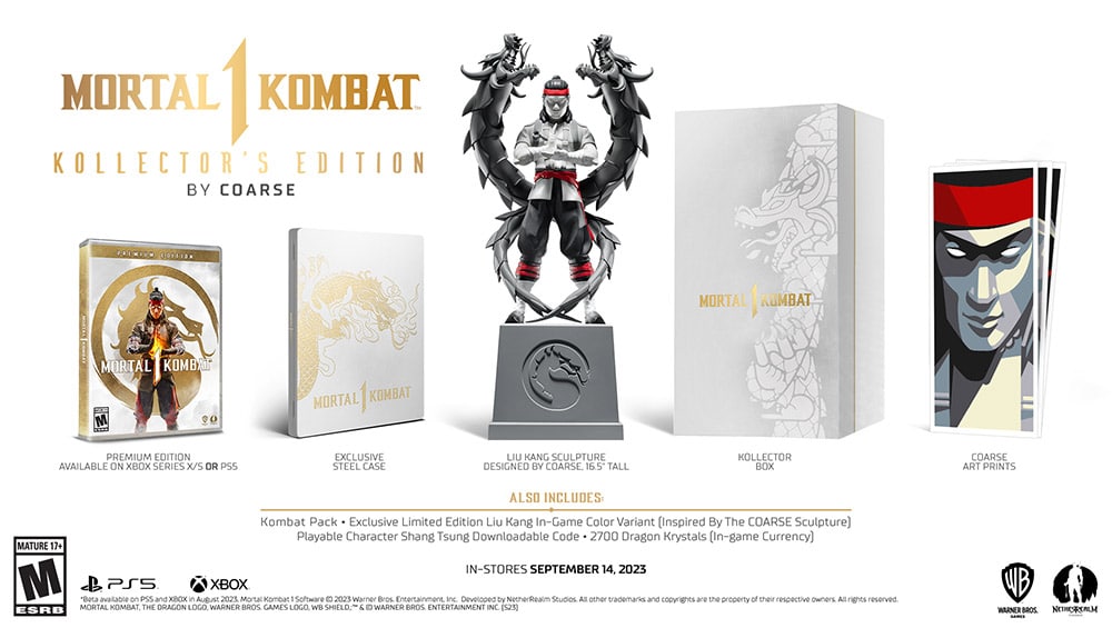 „Mortal Kombat 1“ Kollectors Edition &  weitere Varianten ab September 2023 – Update4