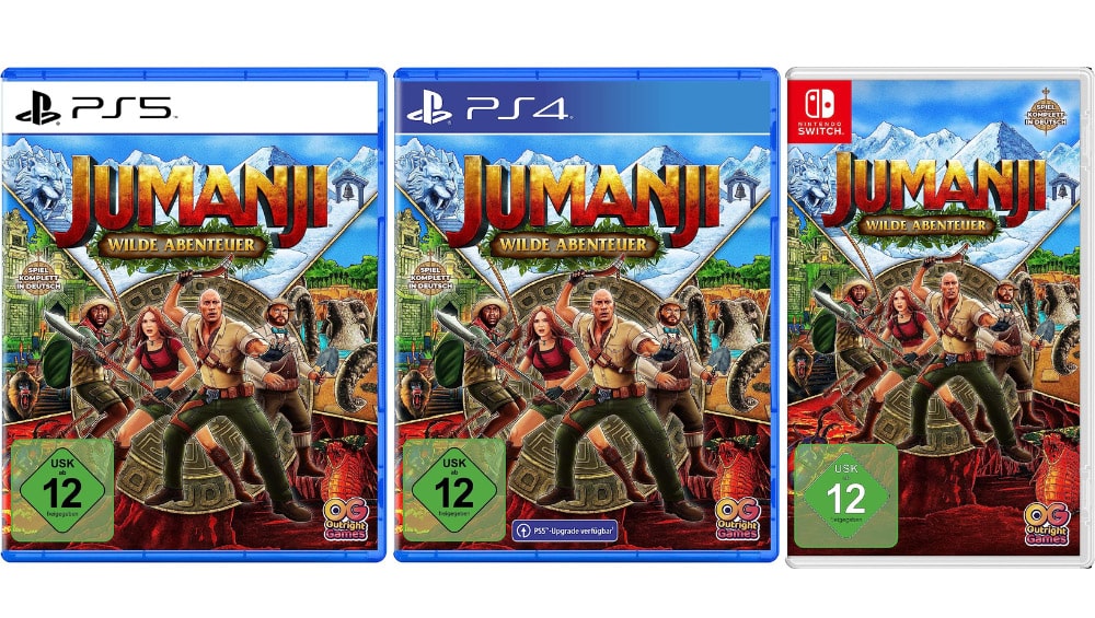 „Jumanji: Wilde Abenteuer“ ab November 2023 für Playstation 5/4, Nintendo Switch, Xbox Series X/ One & PC
