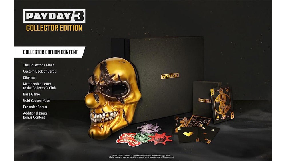 „Payday 3“ Collectors Edition & weitere Varianten ab 2023 – Update4