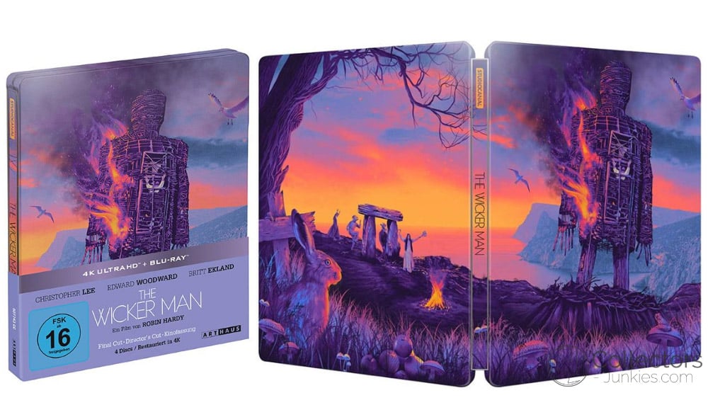 "The Wicker Man" im 50th Anniversary 4K Steelbook ab September 2023