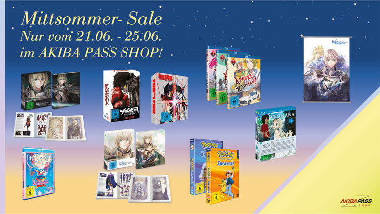 Mittsommer-Sale im Akiba Pass Shop