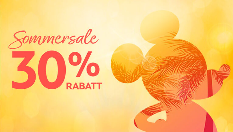 Summer Sale im Disney Store mit 30% Rabatt auf ausgesuchte Artikel