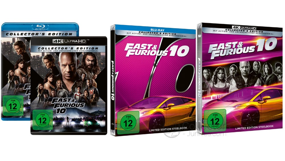 „Fast & Furious 10“ ab 3. Quartal 2023 im 4K- & HD-Steelbook & Standard Varianten – Update10