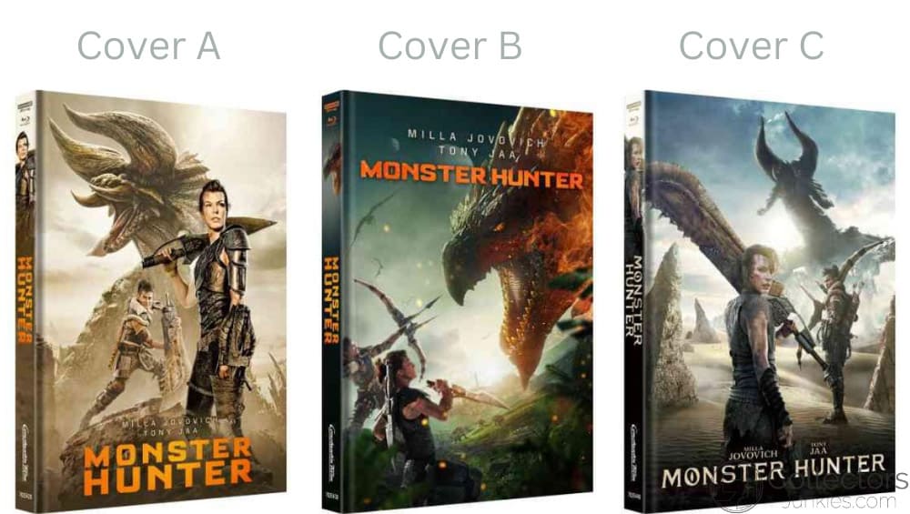 „Monster Hunter“ ab Juni 2023 in 3 4K/3D/2D Mediabooks