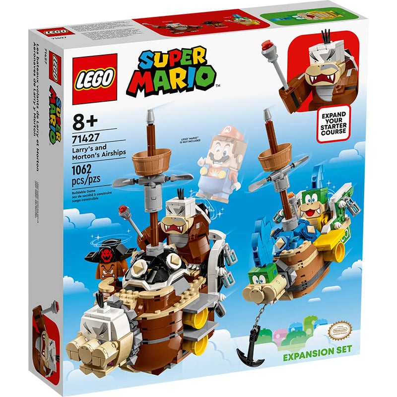 LEGO Super Mario „Larry und Mortons Luftgaleeren“ Erweiterungsset ab August 2023