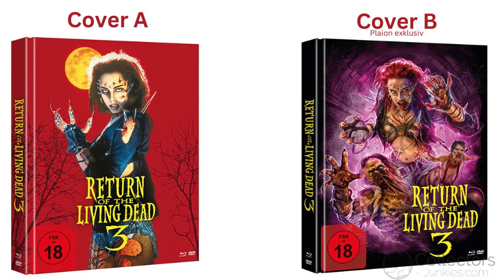 „Return of the Living Dead III“ ab Oktober 2023 in 2 Blu-ray Mediabooks – Update