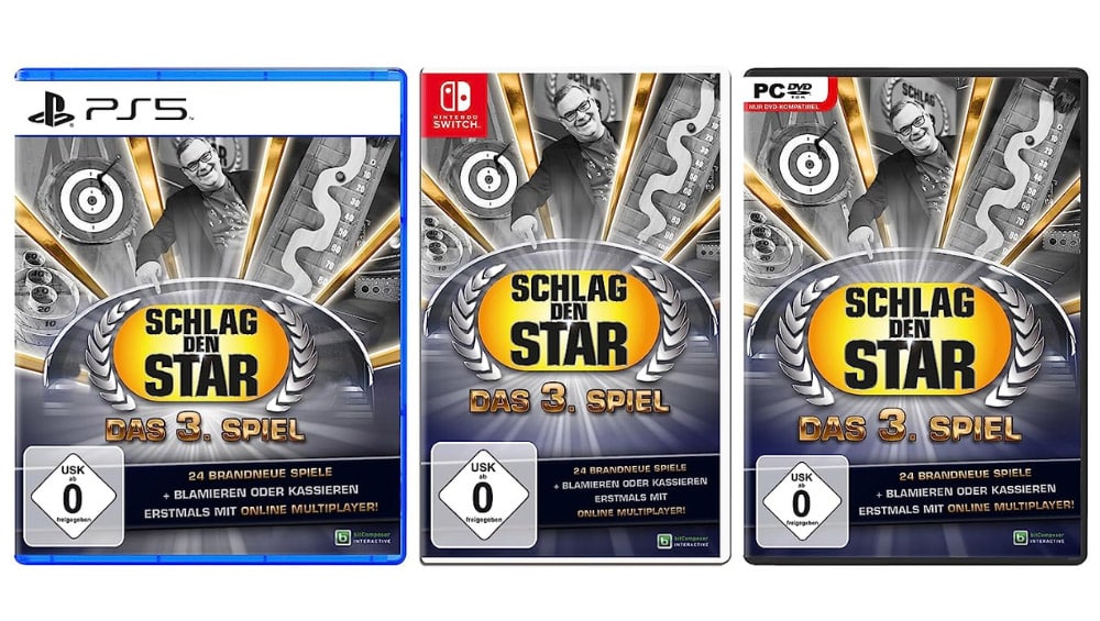 „Schlag den Star – Das 3. Spiel“ ab September 2023 für Playstation 5/4, Xbox Series X/One, Nintendo Switch & PC