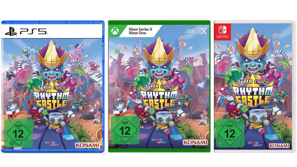 Turn up the volume for 'Super Crazy Rhythm Castle', launching today on  PlayStation®5, PlayStation®4, Xbox Series X, S, Steam® and Nintendo Switch™!