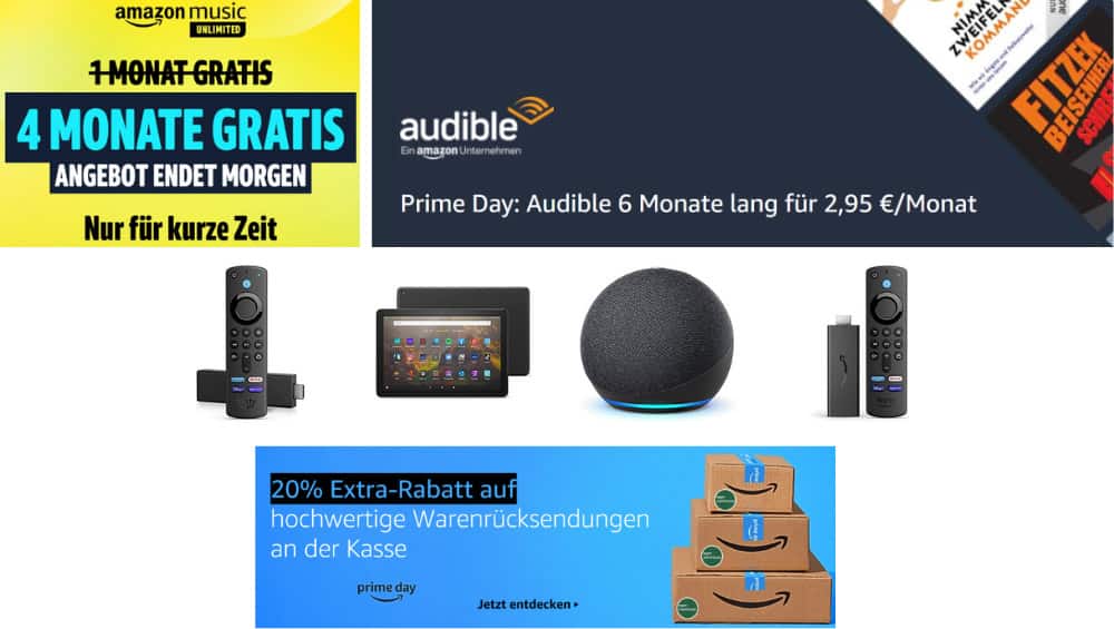 Amazon Geräte reduziert – unter anderem: Fire TV Stick 4K für 22,99€ | 20% Extra Rabatt im Warehouse