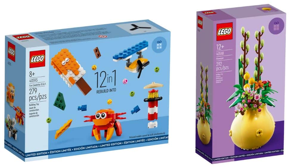 LEGO „12-in-1-Kreativbox“ & „Blumentopf“ Gratisbeigaben im LEGO Shop