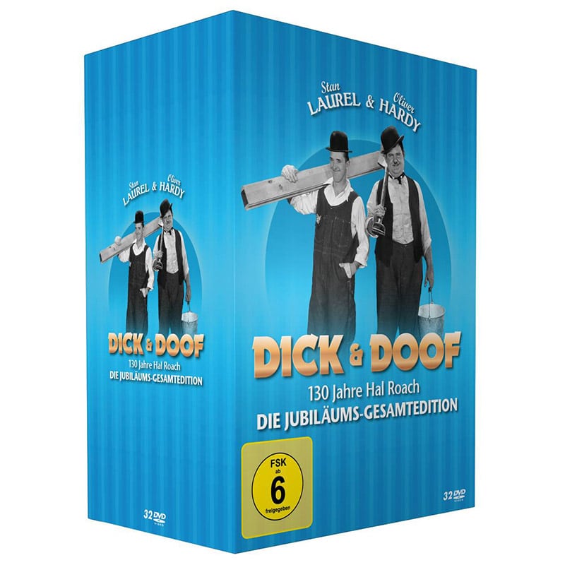 „Dick & Doof“ 130 Jahre Hal Roach – Die Jubiläums-Gesamtedition (32 DVDs) ab September 2023