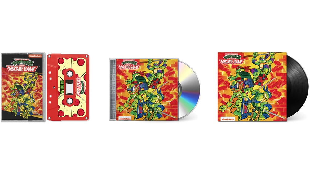 Teenage Mutant Ninja Turtles II „The Arcade Game Soundtrack“ ab 1. Quartal 2024 auf Vinyl, CD & Tape