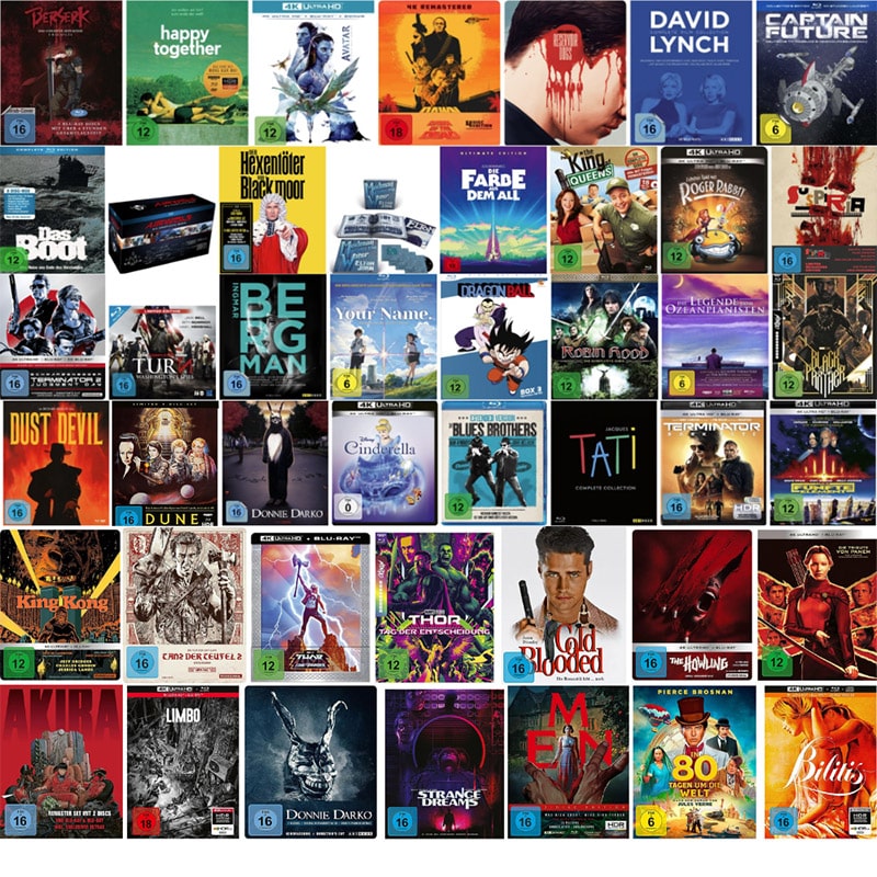 Film & Serien auf 4K UHD, Blu-ray & DVD reduziert inklusive Steelbooks & Mediabooks – Aktion endet bald