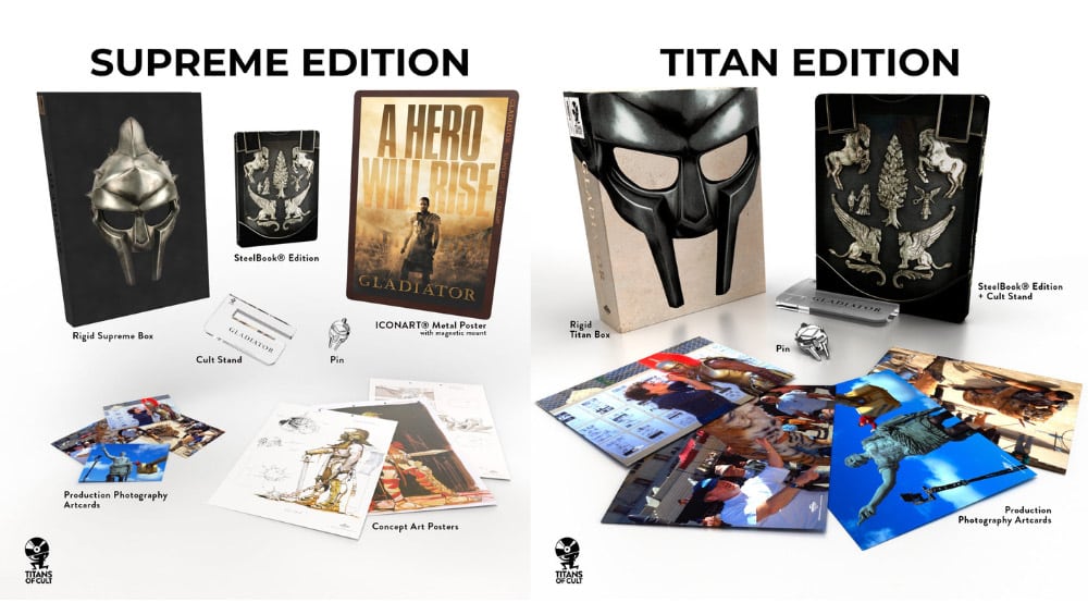 „Gladiator“ Titan Edition & Supreme Edition inkl. 4K Steelbook (Titans of Cult #20) ab Q4 2023- Update13