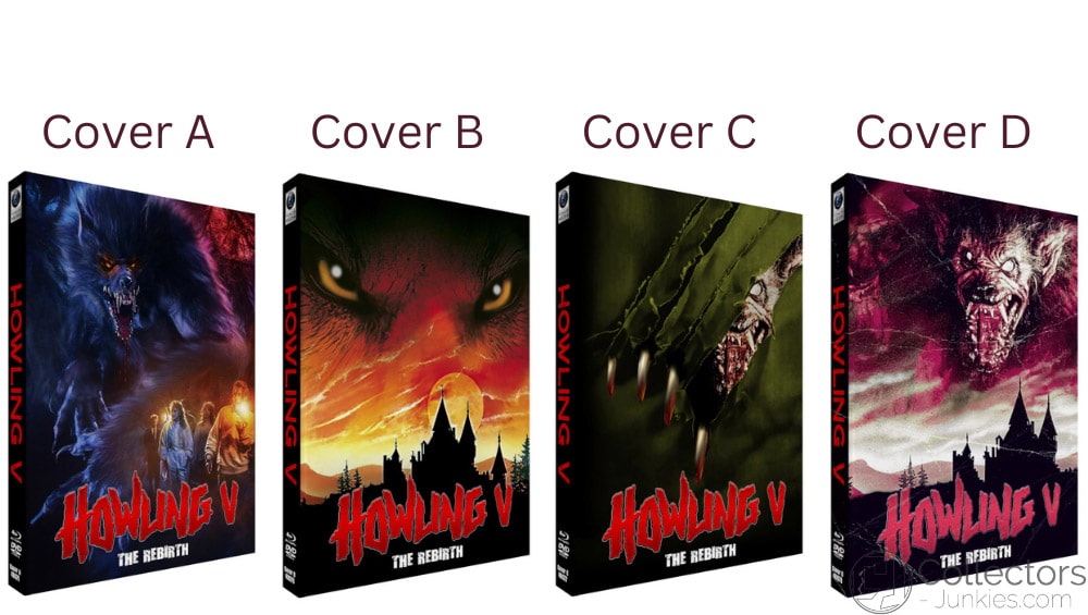„Howling V“ ab September 2023 in 5 Blu-ray Mediabooks – Update