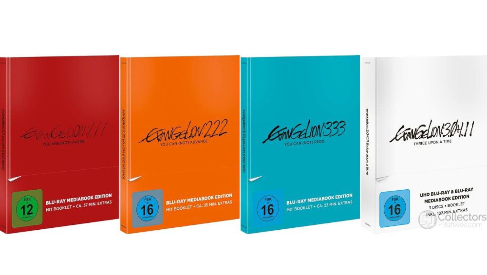 „Evangelion: 1.11, 2.22 & 3.33“ in Blu-ray Mediabooks | Evangelion: 3.0 ...