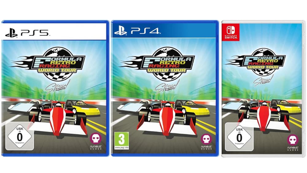 „Formula Retro Racing World Tour“ ab Oktober für die Playstation 5/4 & Nintendo Switch