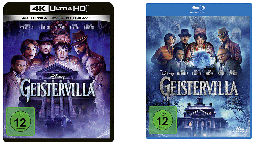 „Geistervilla (2023)“ Standard Varianten auf 4K UHD, Blu-ray & DVD ab November 2023 | 4K Steelbook im Ausland – Update3