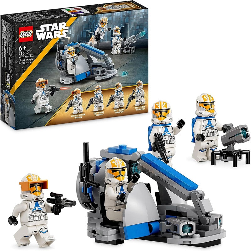 LEGO Star Wars: Ahsokas Clone Trooper der 332. Kompanie – Battle Pack #75359 für 15,09€