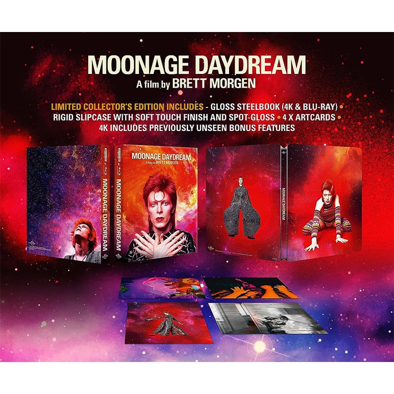 Musik-Doku „Moonage Daydream“ als 4K Collectors Edition & 4K Steelbook ab Dezember 2023 (UK/ FR) – Update