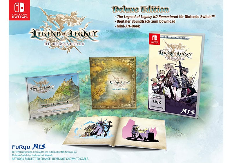 „The Legend of Legacy HD Remastered“ als Deluxe Edition & Limited Edition ab März 2024 – Update