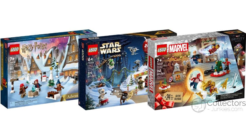 LEGO Adventskalender „Harry Potter“, „Marvel Avengers“, „Star Wars“ jeweils mit Rabattcoupon