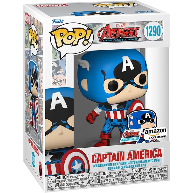 Funko Pop! Marvel „A60- Comic Captain America mit Pin“ ab November 2023