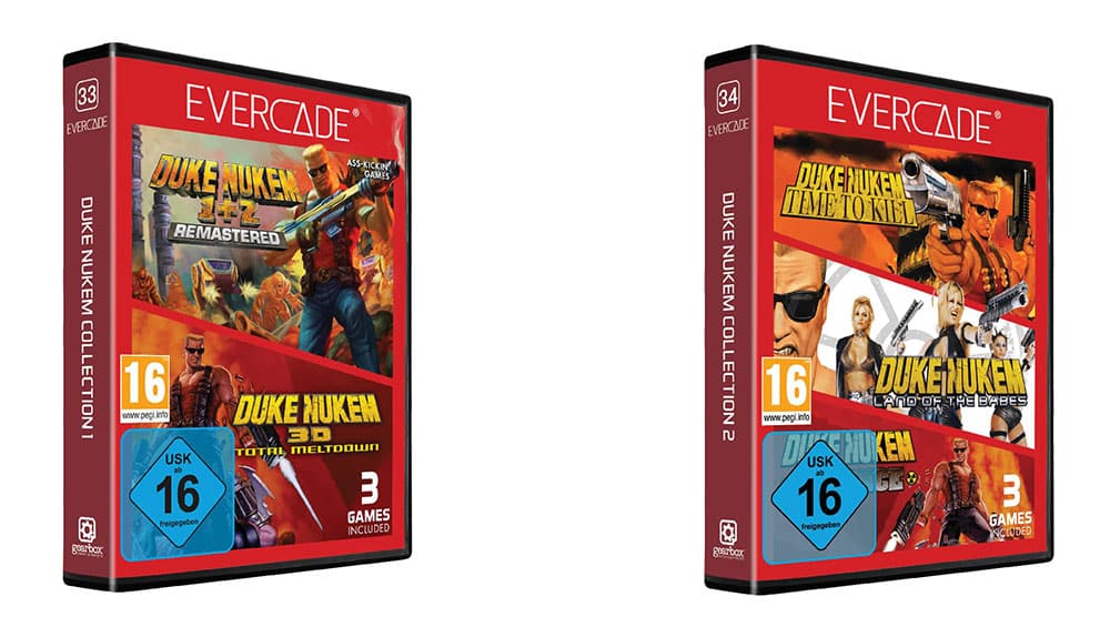 Blaze Evercade „Duke Nukem Collection 1 & 2“ Cartridge ab November 2023