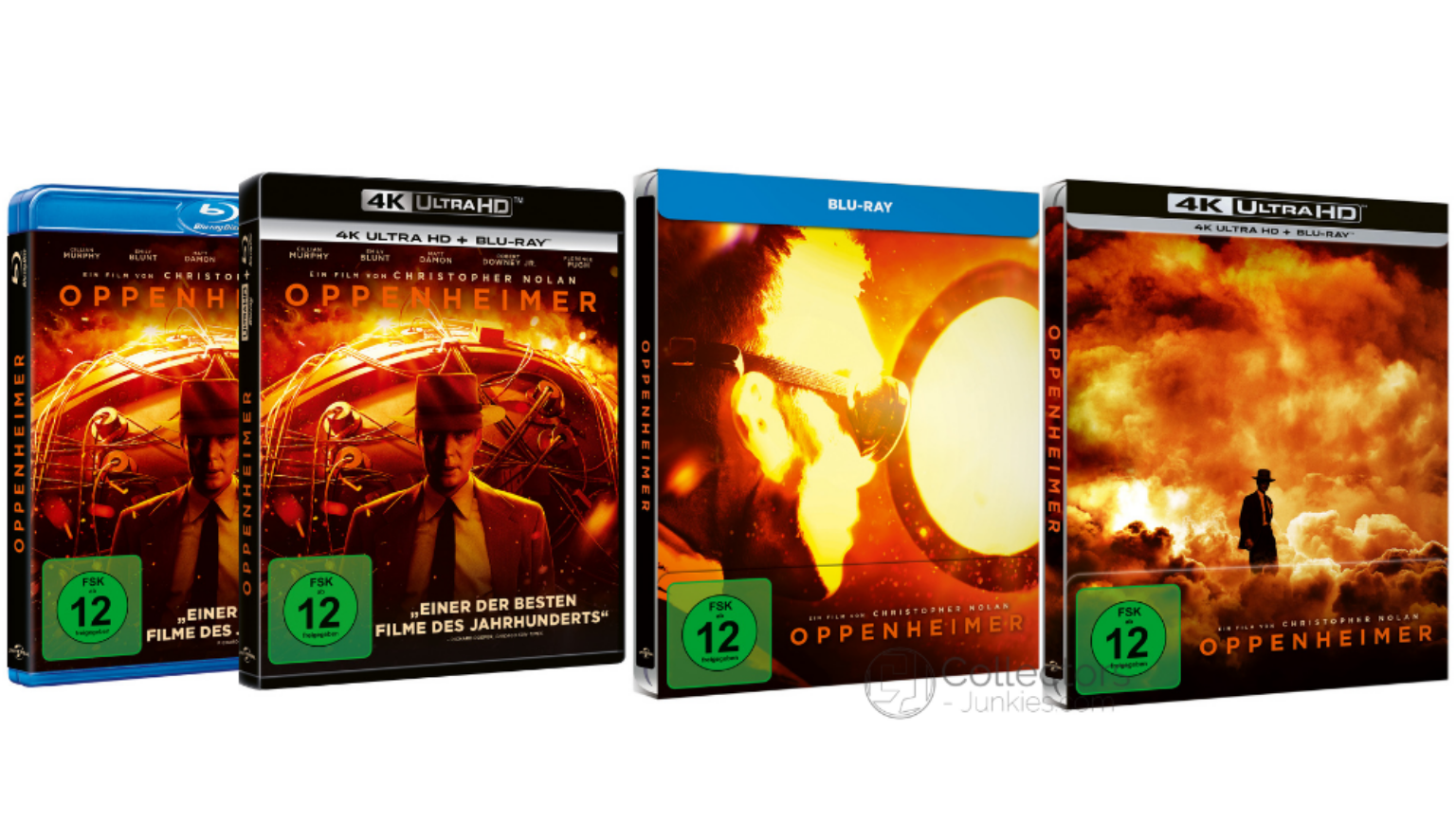 "Oppenheimer" Im 4K- & HD-Steelbook & Standard Varianten Auf 4K UHD ...