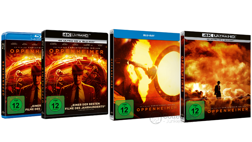 „Oppenheimer“ im 4K- & HD-Steelbook & Standard Varianten auf 4K UHD, Blu-ray & DVD ab November 2023 – Update7