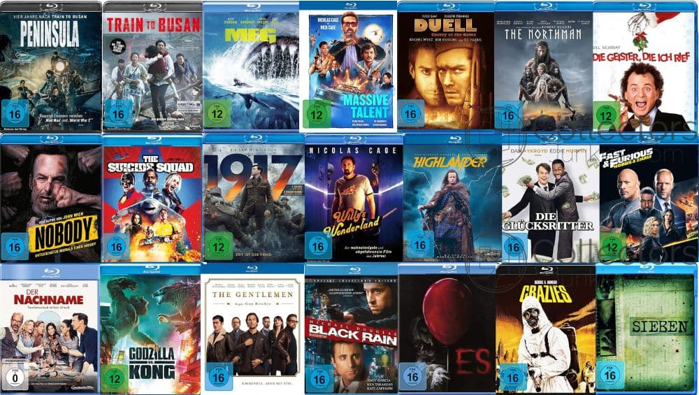 „6 Artikel (Blu-rays & DVDs) für 30€“ Aktion – Auswahl aus mehr als 1000 Titeln – Aktion endet bald