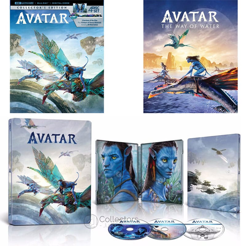 „Avatar – Aufbruch nach Pandora & The Way of Water“ jeweils als Collectors Edition & Teil 1 im 4K Steelbook ab Dezember 2023 – Update