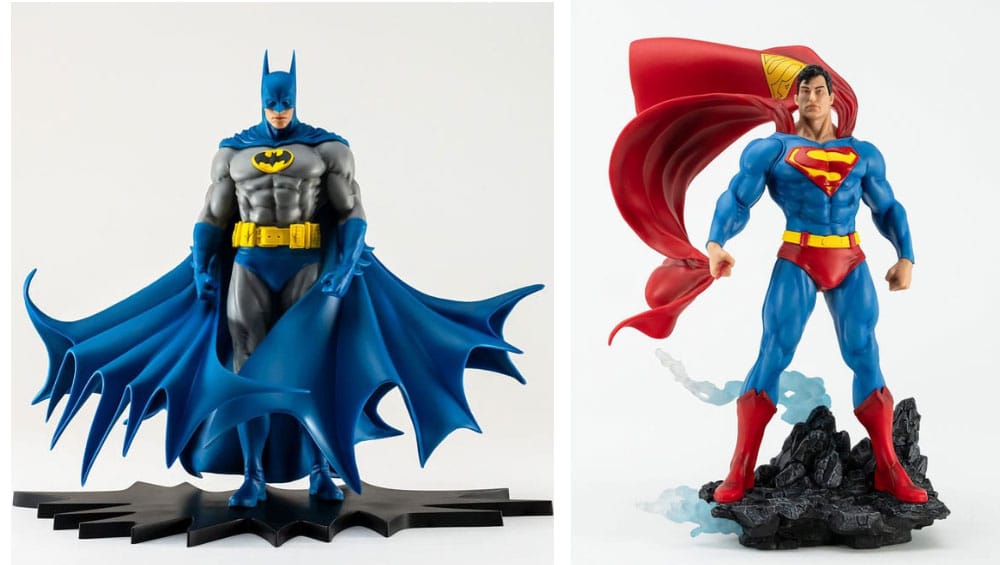 „Batman & Superman“ 1:8 PVC Statue Classic Version von PureArts ab 1. Quartal 2024