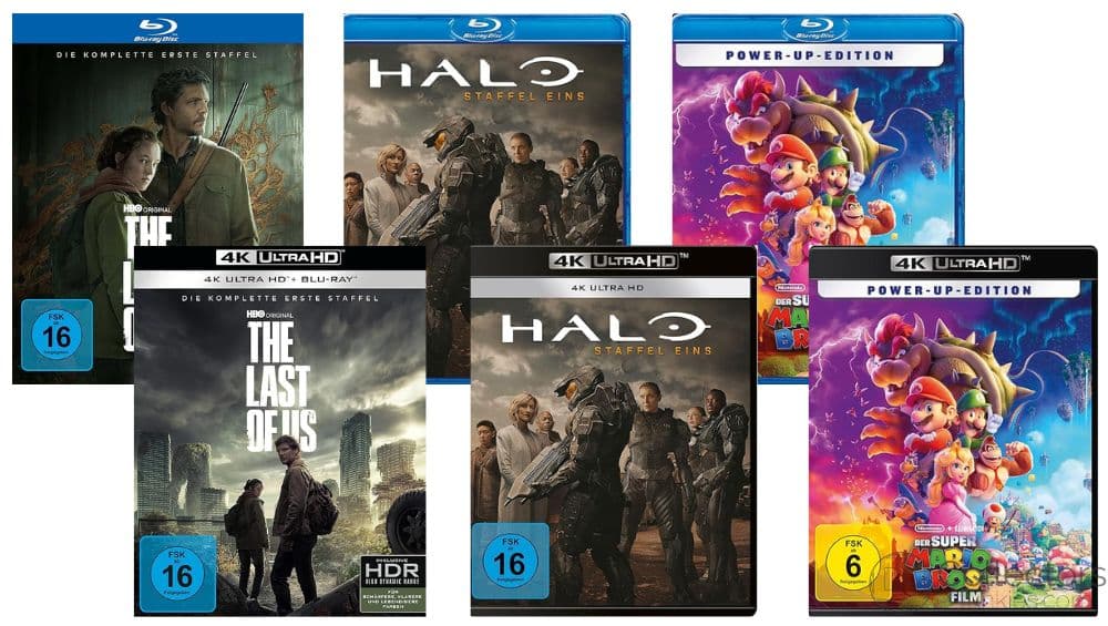 „Halo – Staffel 1“ ab 22,97€ | The Last Of Us: Staffel 1 ab 24,47€ | Der Super Mario BROS. Film ab 11,77€