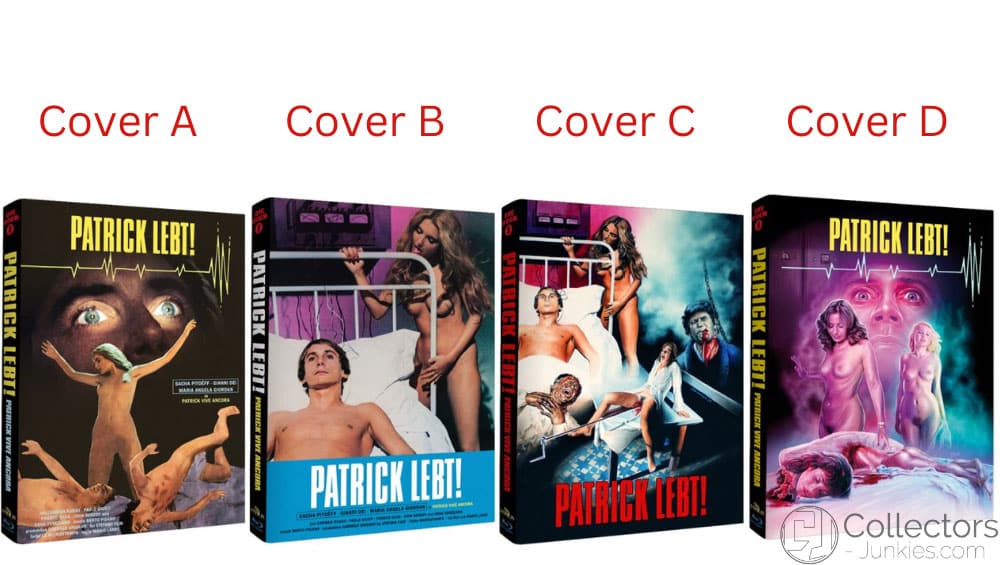 „Patrick lebt!“ in 4 Blu-ray Mediabooks ab Dezember 2023