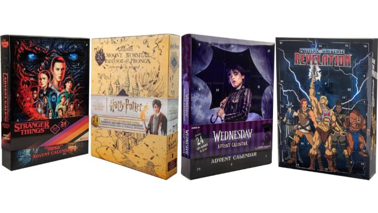 Cinereplicas Adventskalender von Harry Potter, Stranger Things, Wednesday & MOTU