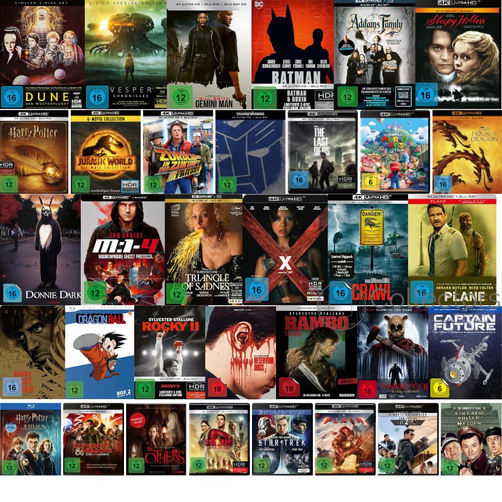 Black Friday: Filme & Serien reduziert bei Amazon mit 4K UHDs, Blu-rays & DVDs – Aktion endet bald