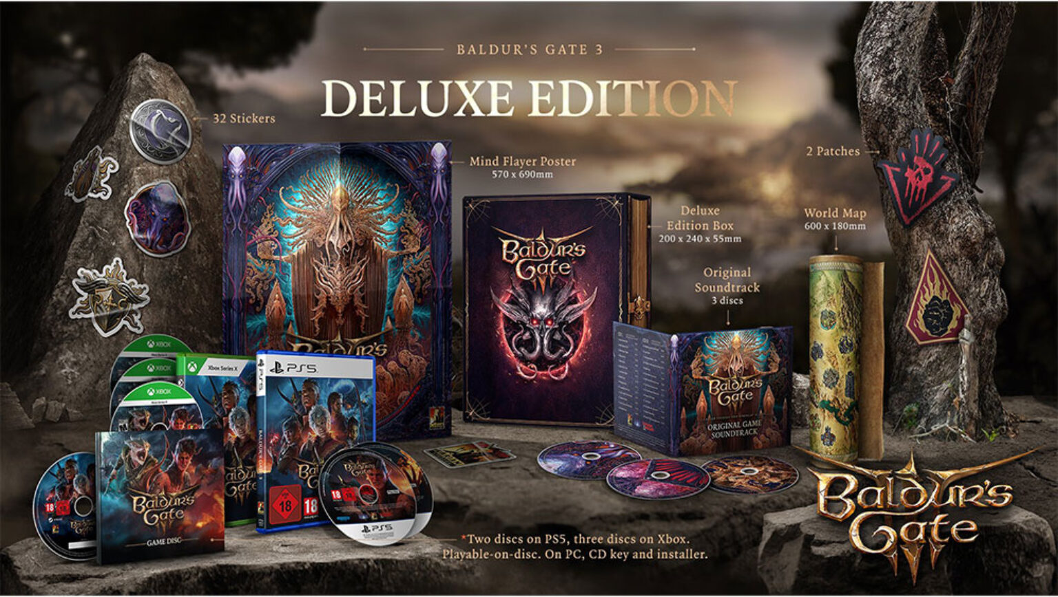 Baldur S Gate 3 Deluxe Edition F R Die Playstation 5 Xbox Series X   Baldurs Gate Deluxe Edition 1536x868 