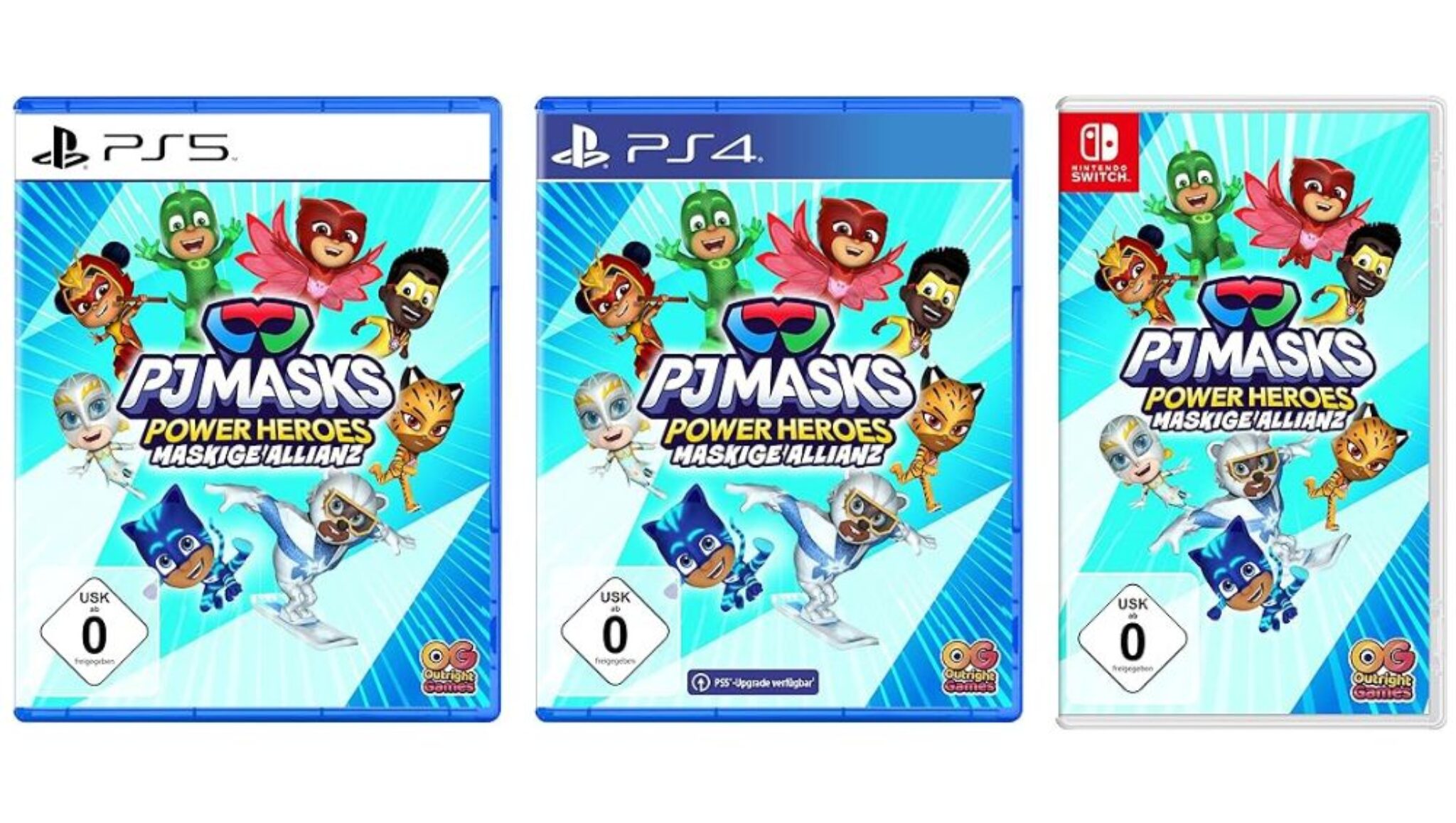 "PJ Masks Power Heroes Maskige Allianz" ab März 2024 für Playstation 5/4 & Nintendo Switch