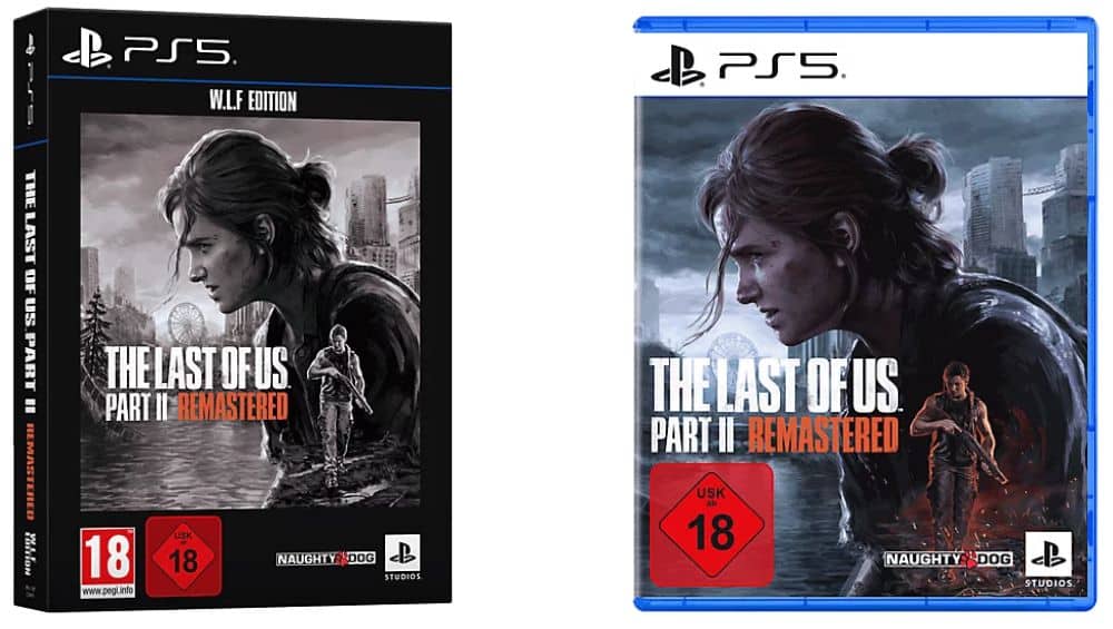 The Last of Us Part II Remastered als W.L.F Edition & Standard