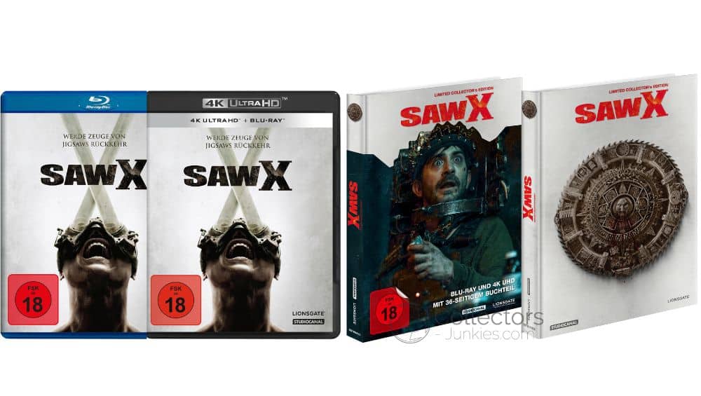 Saw X Mediabook Edition & Standard Varianten auf 4K UHD, Blu-ray & DVD