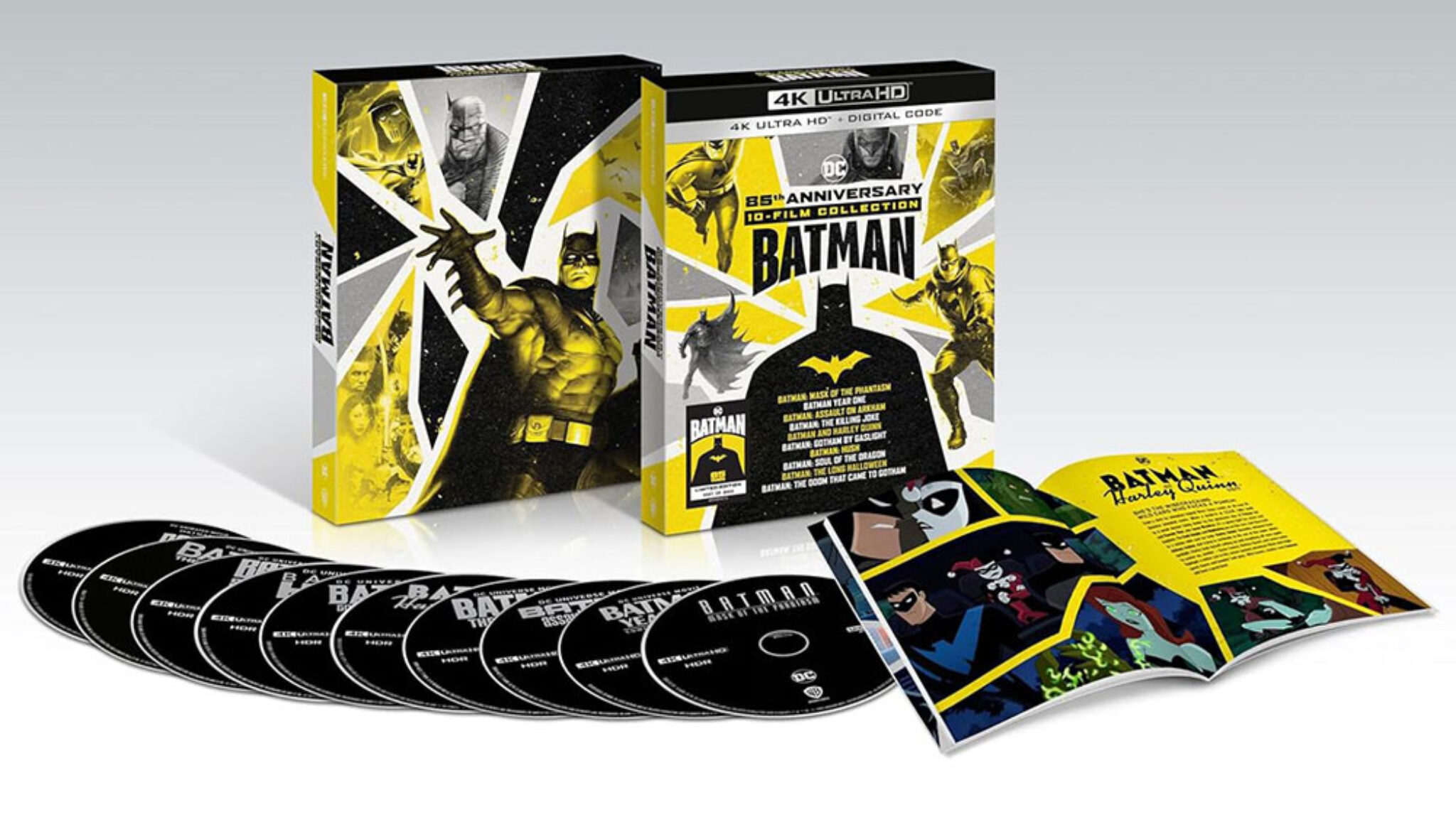 "Batman 85th Anniversary Collection" mit 10 Filmen auf 4K UHD ab