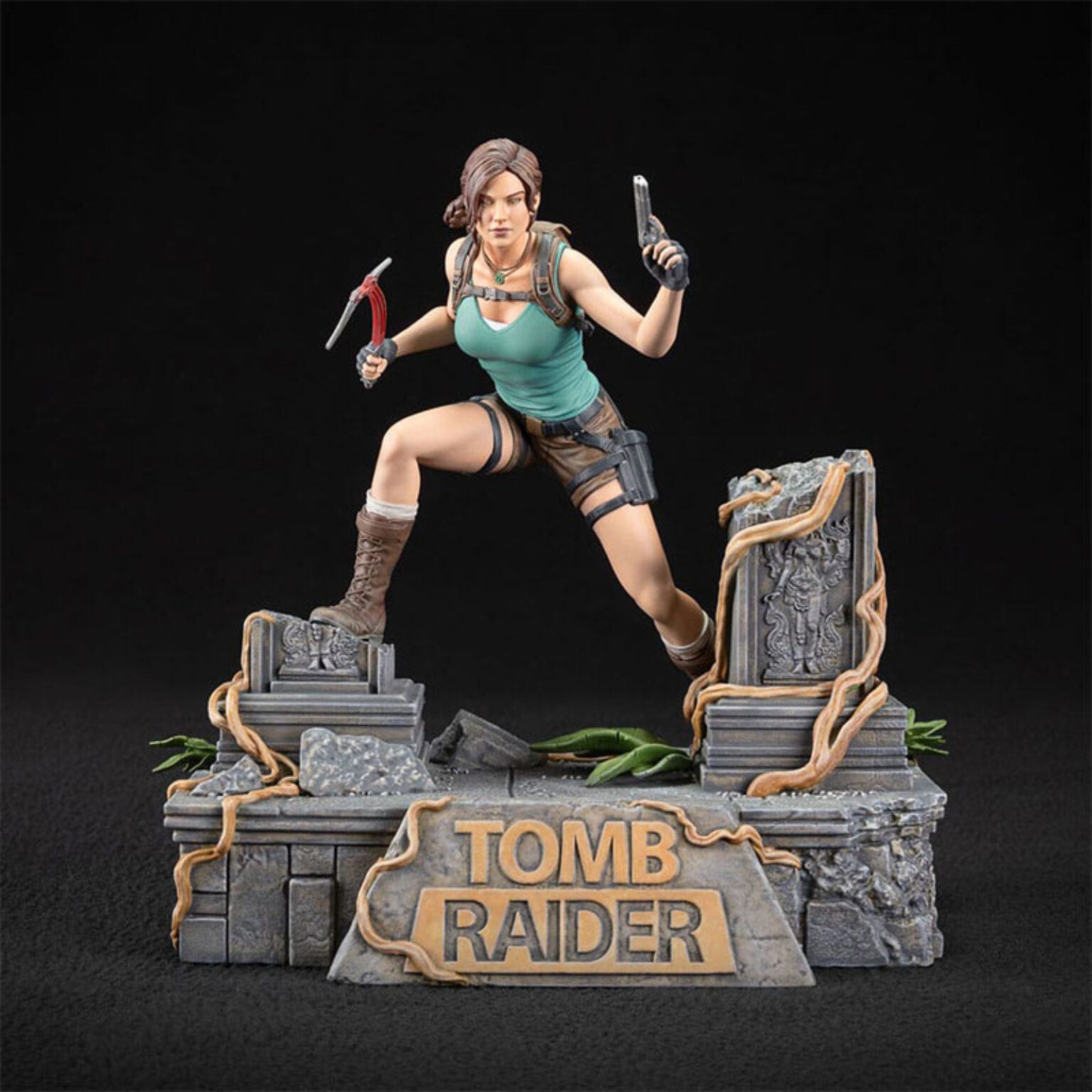 Statua Lara Croft Tomb Raider 1996 – Dark Horse – Edizione Classica Playstation – 17 Cm