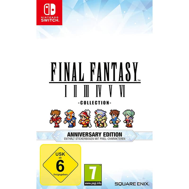 „Final Fantasy I-VI Remaster“ Anniversary Edition für die Nintendo Switch für 42,99€