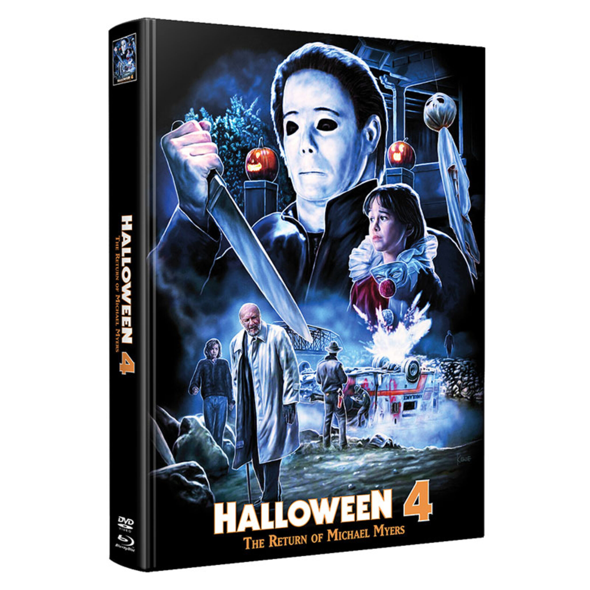 "Halloween IV The Return of Michael Myers" im Bluray Mediabook ab