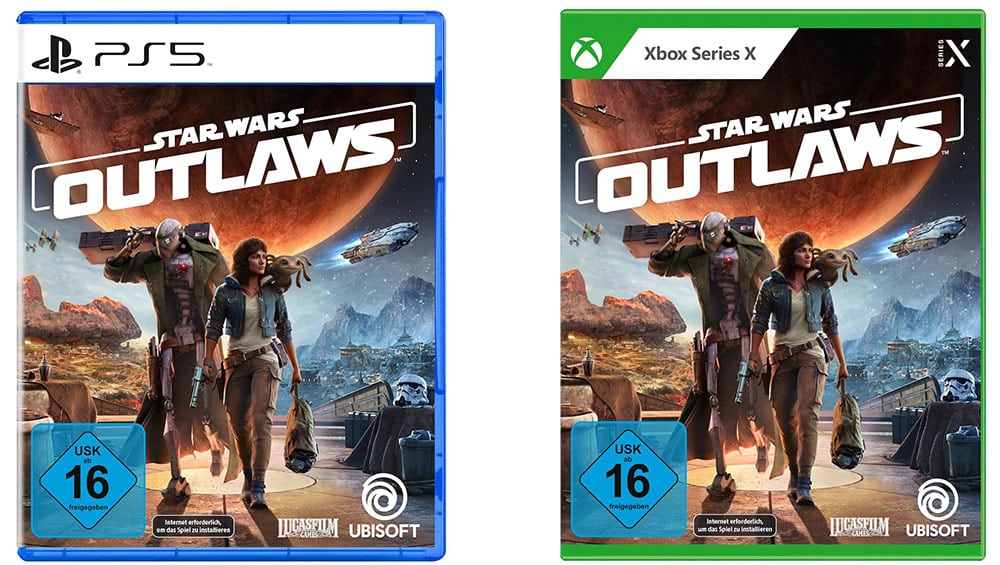 „Star Wars Outlaws“ für die Playstation 5 & Xbox Series X für je 17,99€