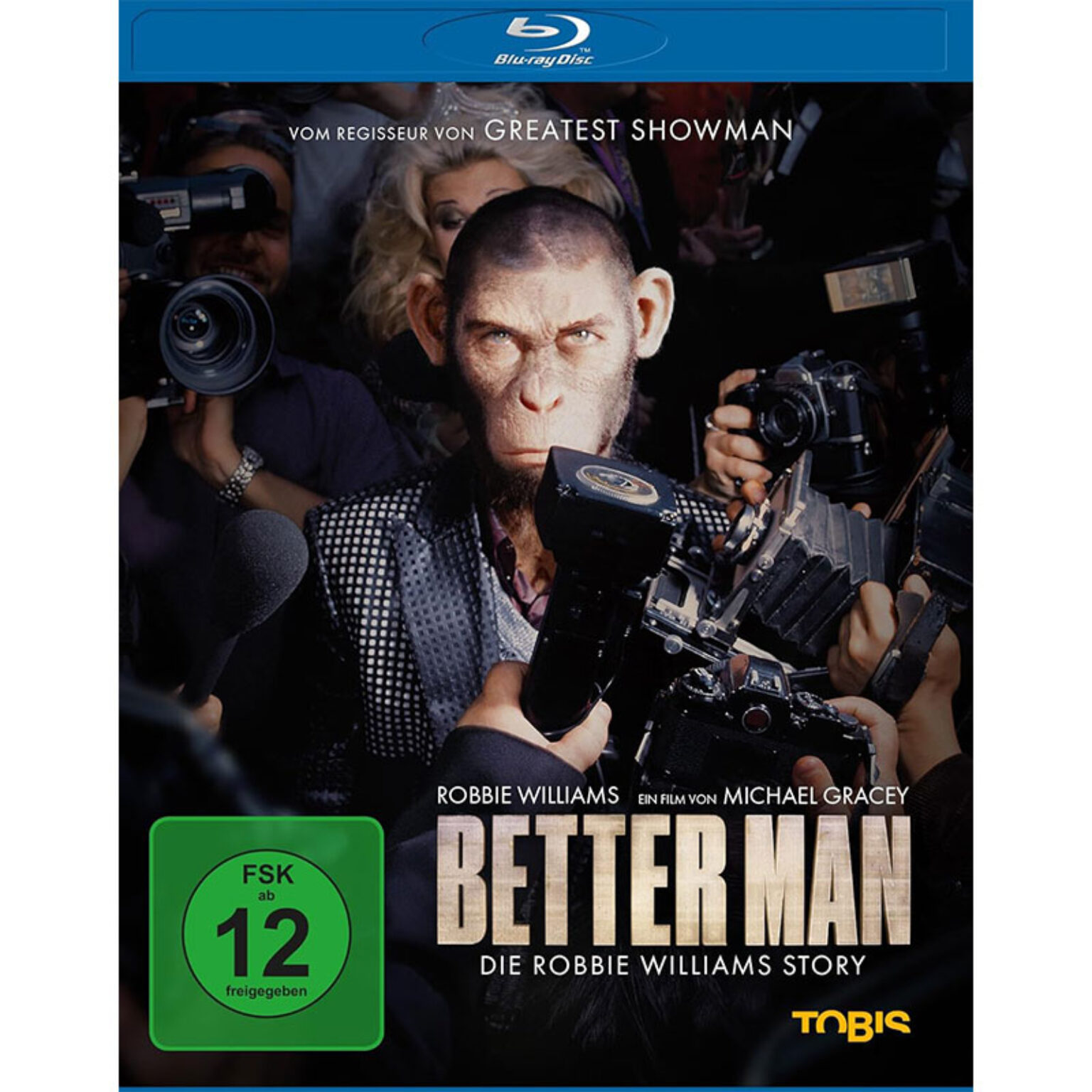 "Better Man Die Robbie Williams Story" auf 4K UHD, Bluray & DVD ab