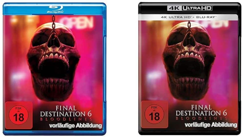 „Final Destination 6: Bloodlines“ in 4K Steelbooks & Standard Variante auf 4K UHD, Blu-ray & DVD – Update3
